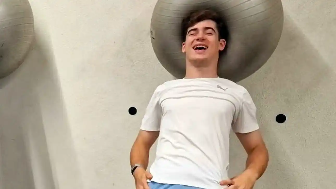 Franco Colapinto se estuvo entrenando de cara al GP de Bélgica. (IG)