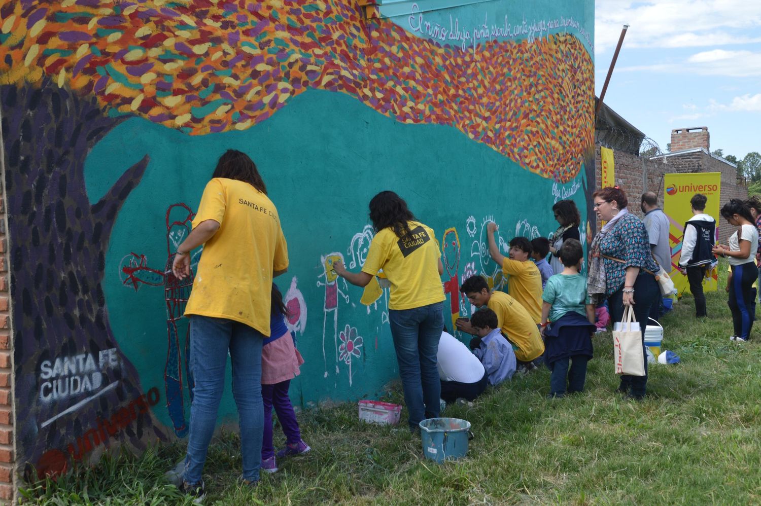 Un mural para las hermanas Cossettini