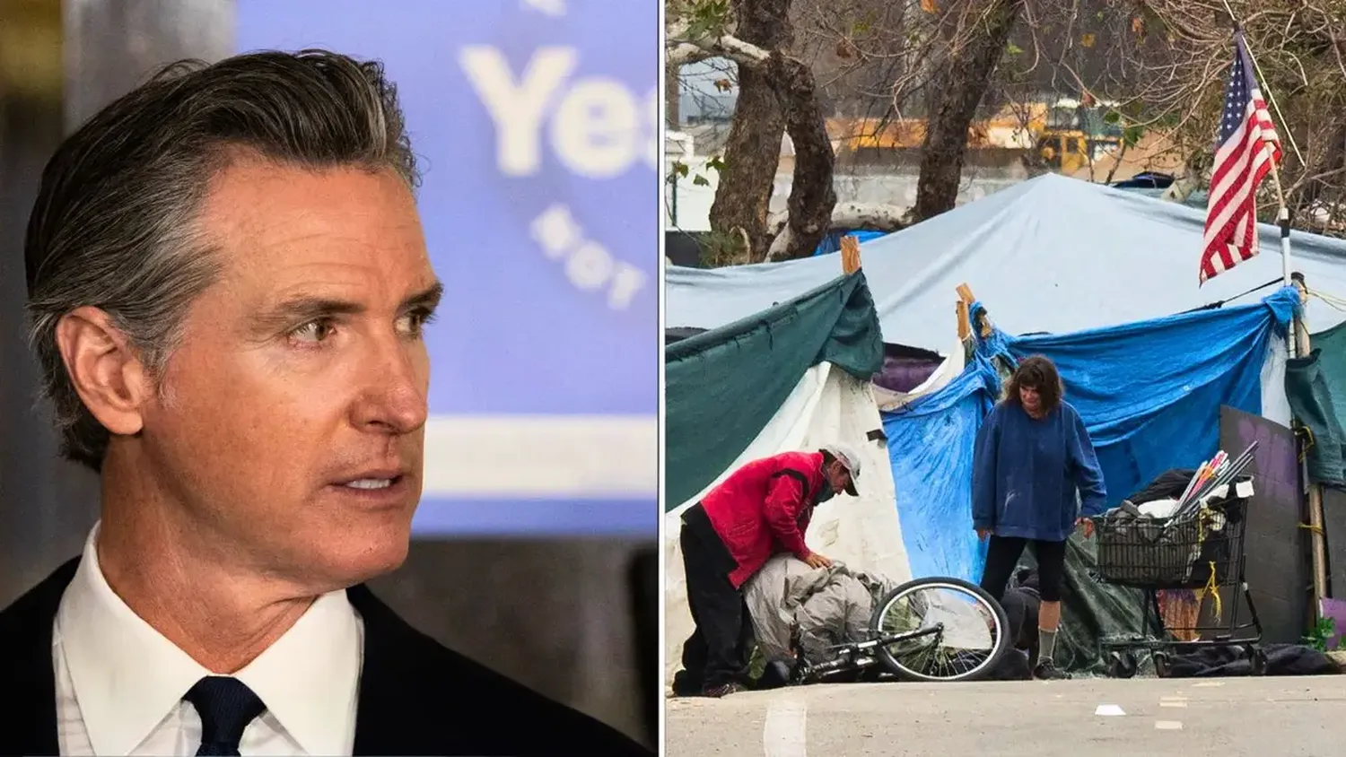 Gavin Newsom vs Homlessness