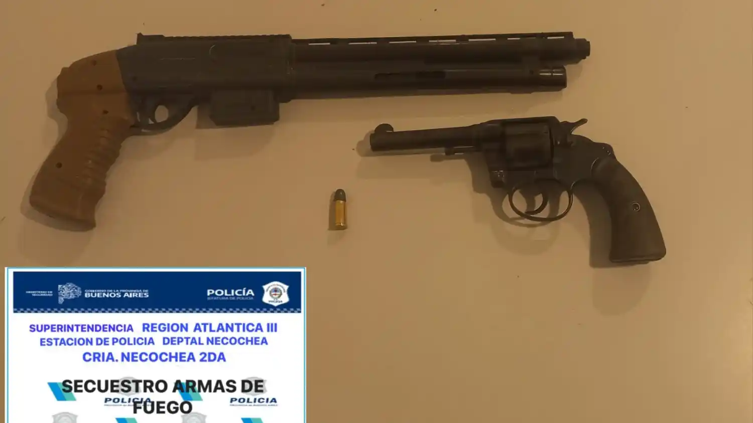 Secuestros. Realizados durante el procedimiento policial ejecutado en una finca del barrio Federal 6