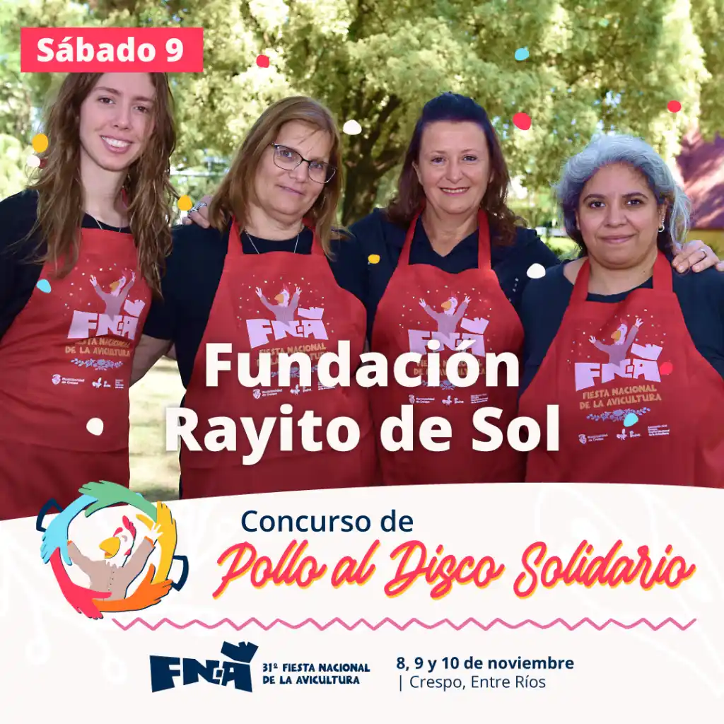 Pollo al disco solidario FNA 2024