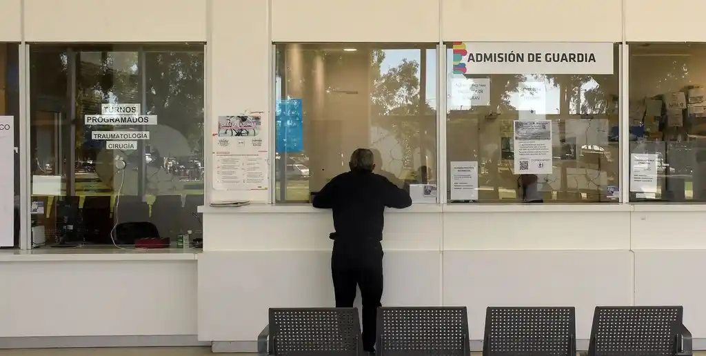 La guardia del hospital Iturraspe, referencia en el norte de la ciudad de Santa Fe.