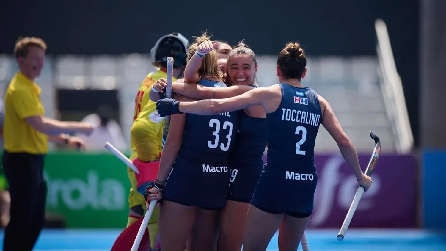 Las Leonas celebraron el punto bonus ante India