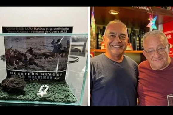 Un pedacito de Malvinas en El Alegre