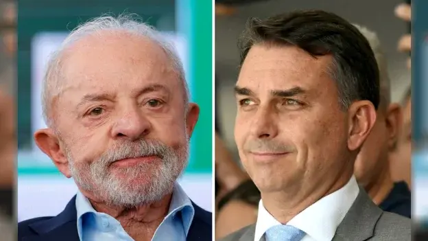 Luis Inacio “Lula” da Silva y Flavio Bolsonaro.
Foto: Agencia NA
