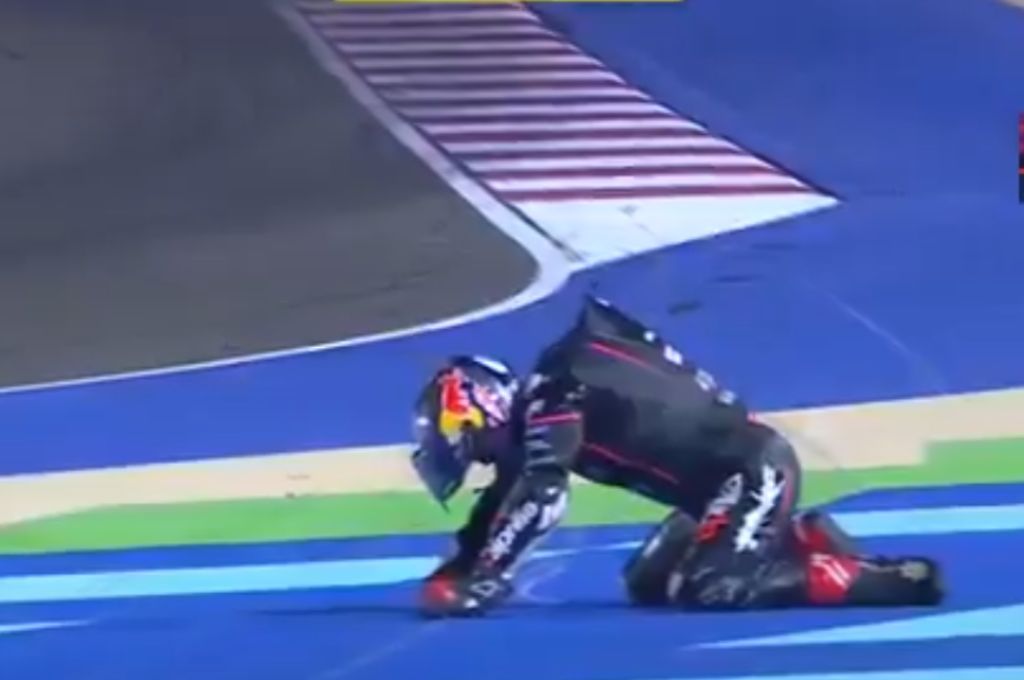Accidente en el Moto GP