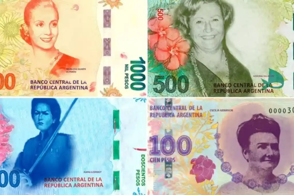 Reemplazarán los animales de los billetes por próceres y más presencia femenina