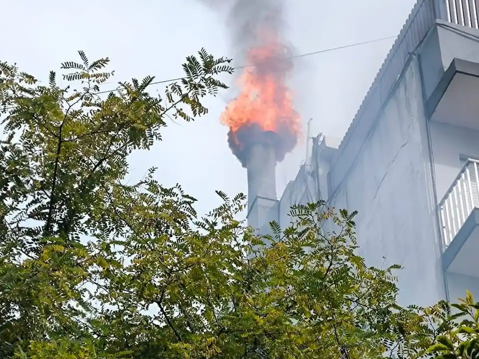 Incendio en pleno centro