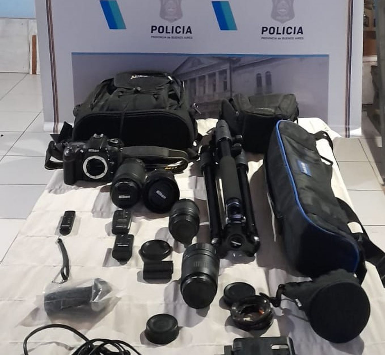 Recuperaron elementos que habían sido robados en noviembre del 2020
