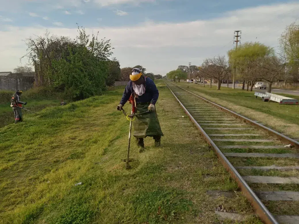 El Municipio refuerza el corte de césped y el mantenimiento de los espacios verdes