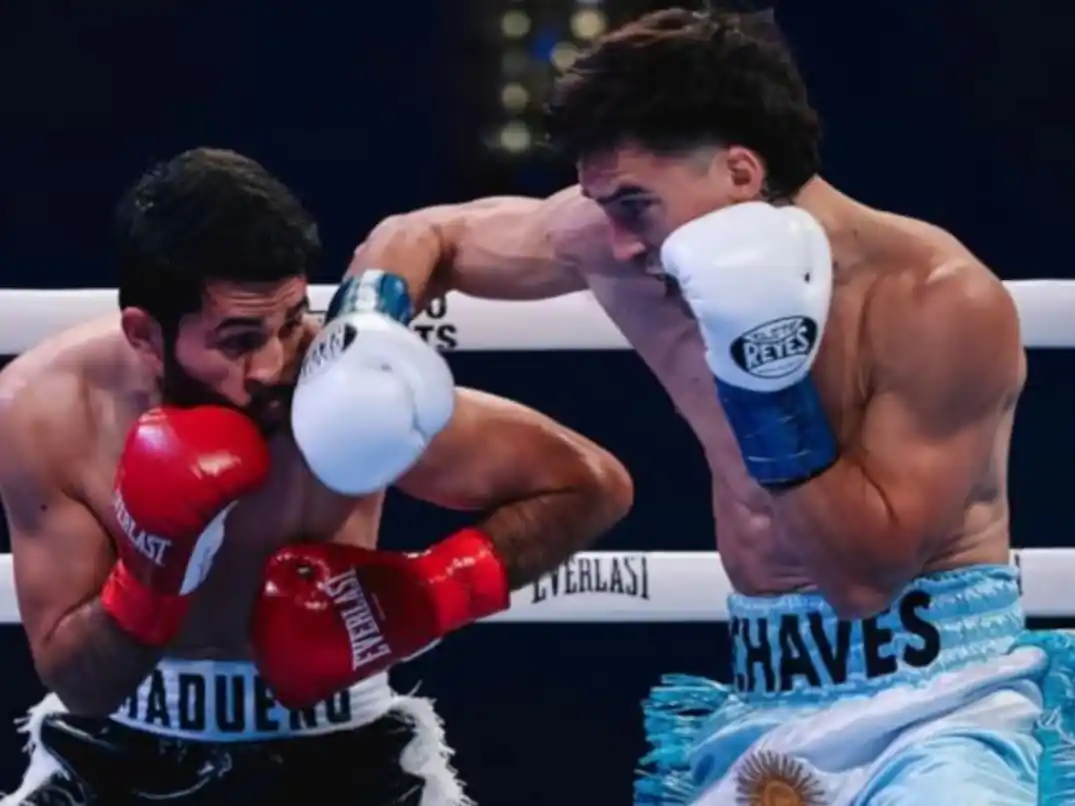 Alan Chaves y uno de los mejores KO del año. Foto: Captura DAZN