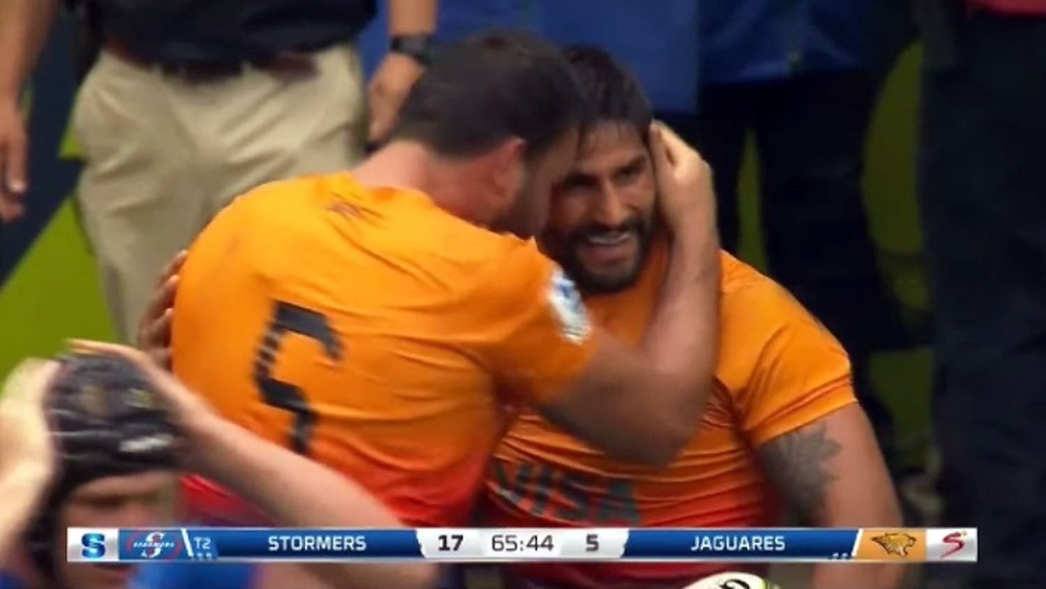 Pese al try del tandilense Rodrigo Bruni, Jaguares cayó en Sudáfrica