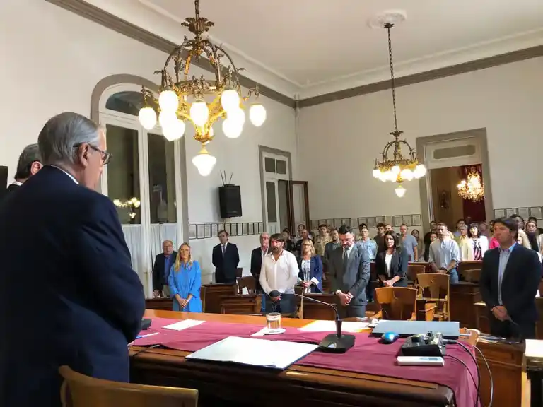 Lunghi abrió las sesiones del Concejo Deliberante