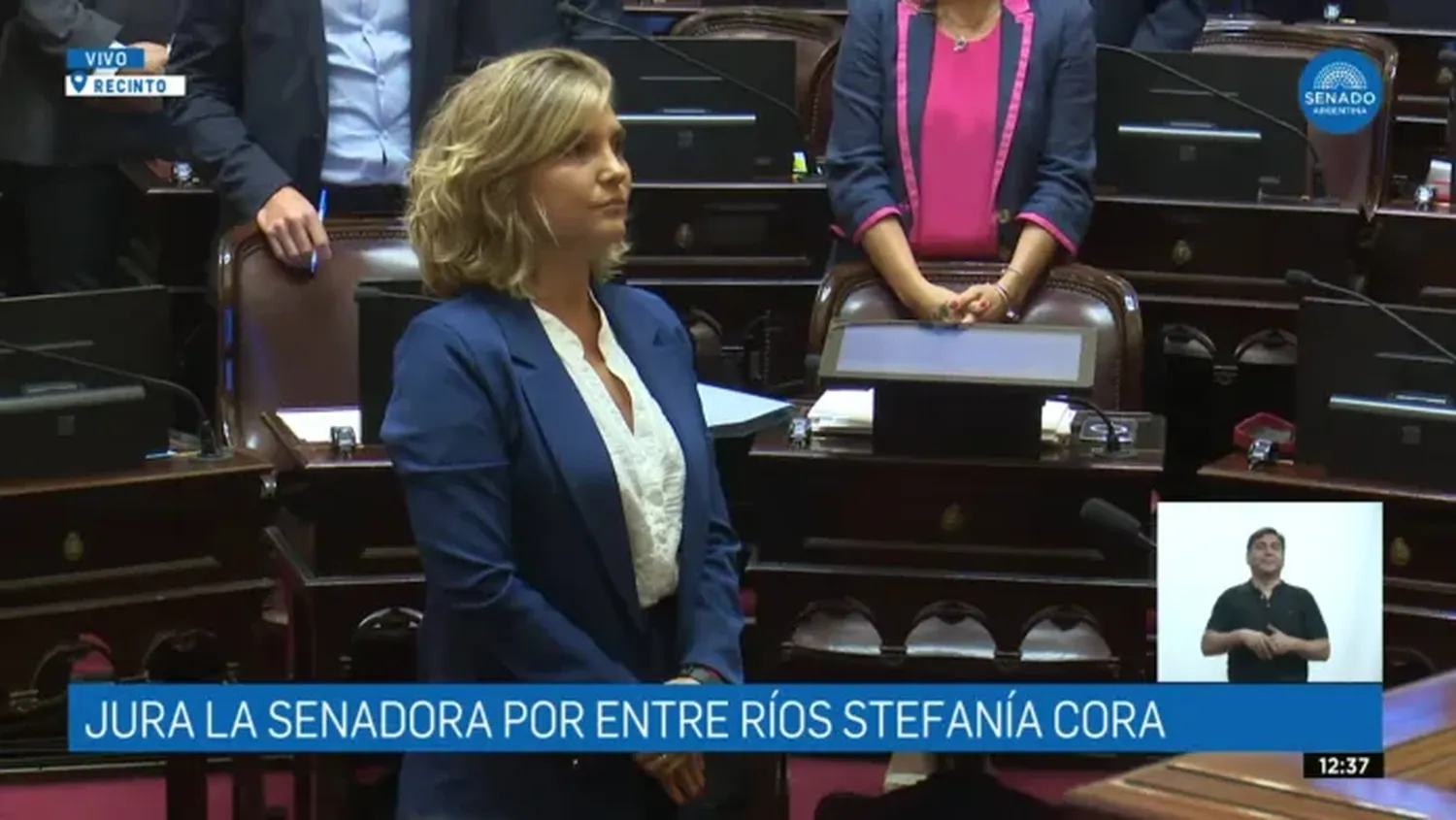 Stefanía Cora asumió como senadora nacional por Entre Ríos, en reemplazo de Kueider