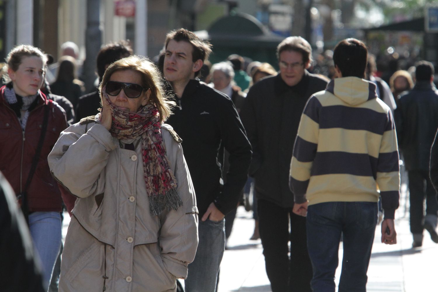 Viernes nublado en la ciudad de Santa Fe