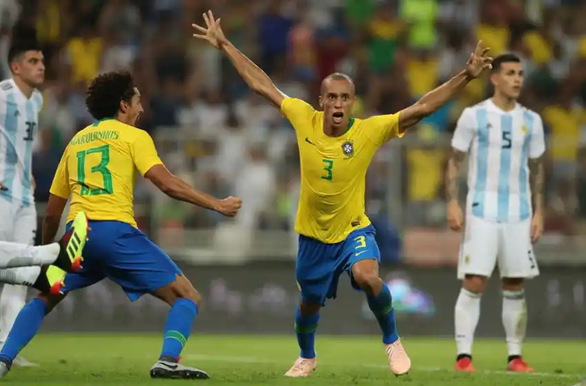 Brasil lidera el historial de amistosos contra Argentina