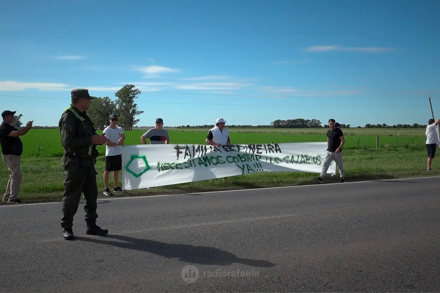 domingo posetto reclamo atilra veronica lehmann polemica reclamo corte de ruta empresa leche lácteo - 6