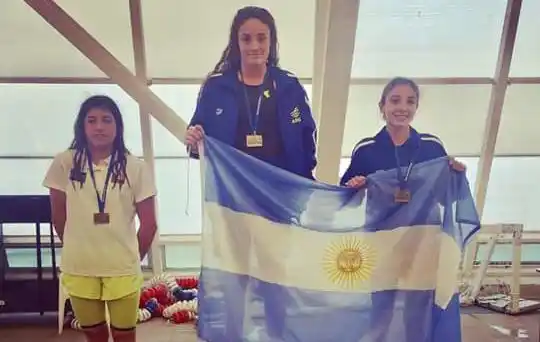Gauna se destacó en su debut internacional