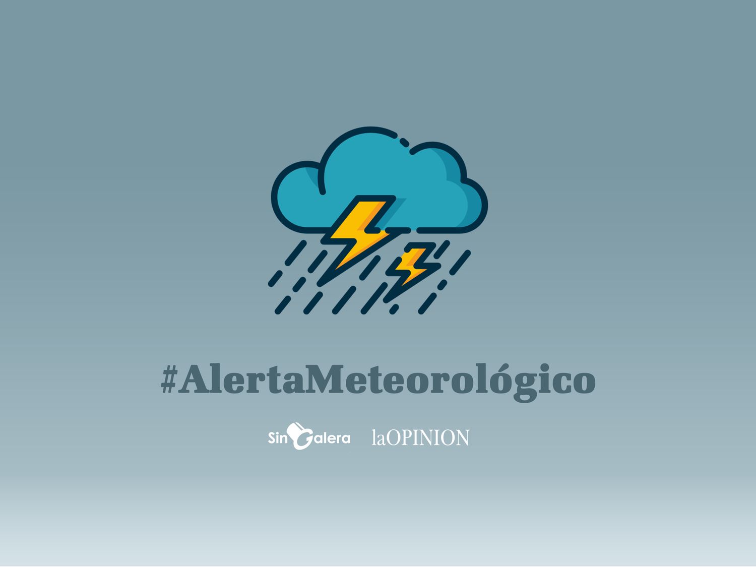 Rige alerta meteorológica por tormentas