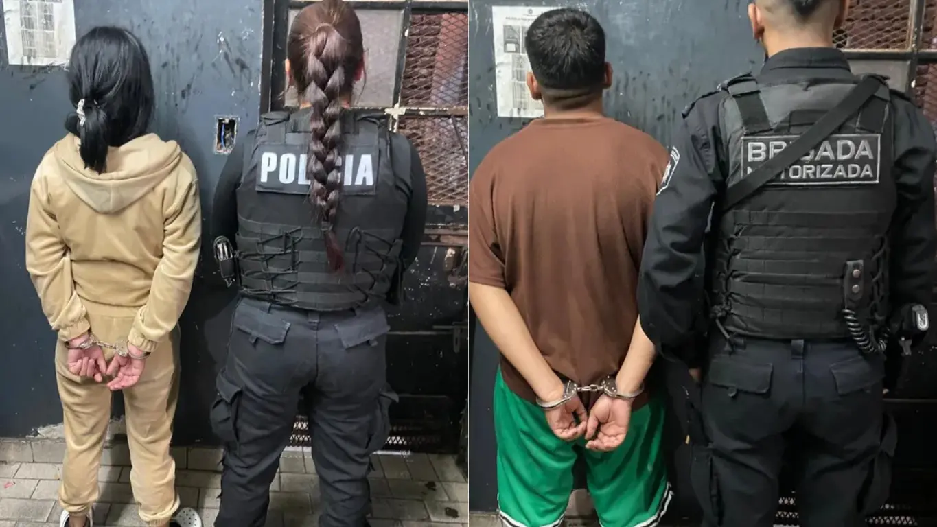 Detenidos con una tarjeta robada.