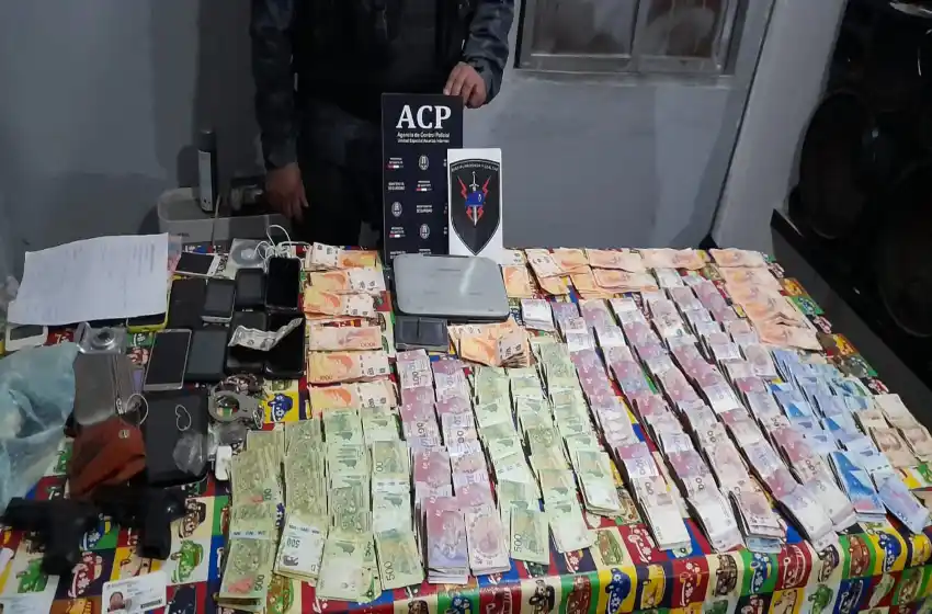 Detuvieron a un sospechoso por el crimen de Nuevo Alberdi y le encontraron drogas, armas y dinero