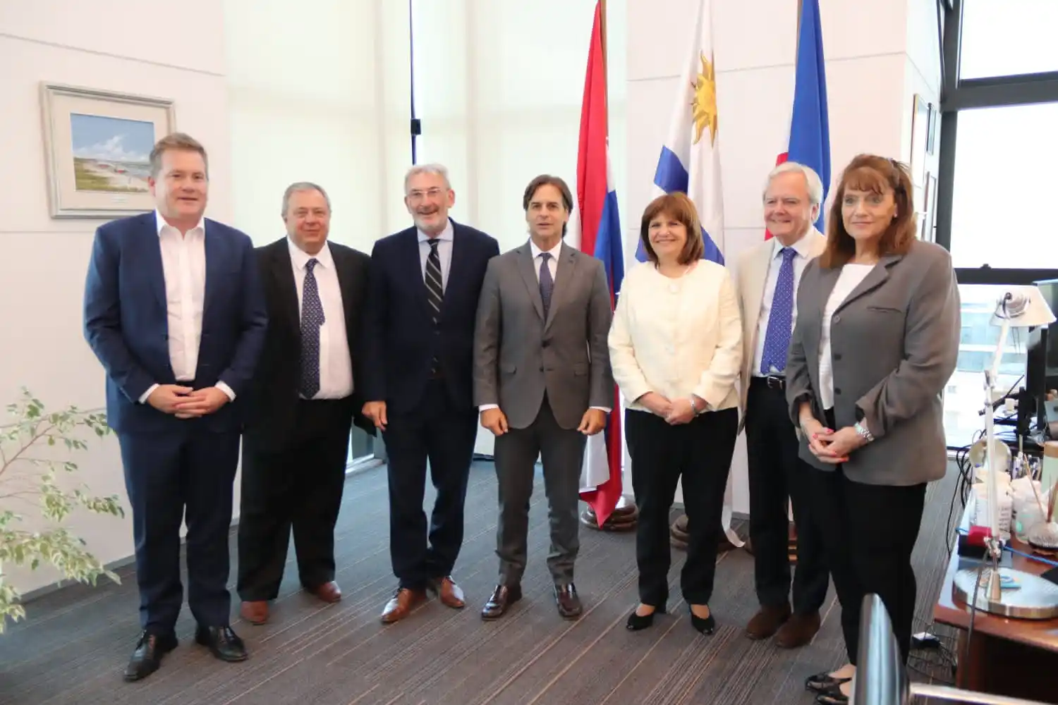 Martín Monti coordinó un encuentro entre el presidente uruguayo y Patricia Bullrich