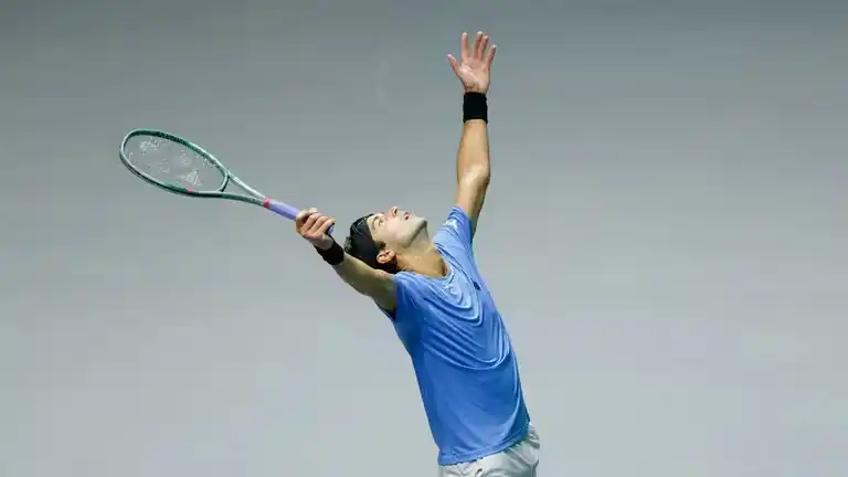 Tomás Etcheverry ganó el primer partido de la serie contra Finlandia