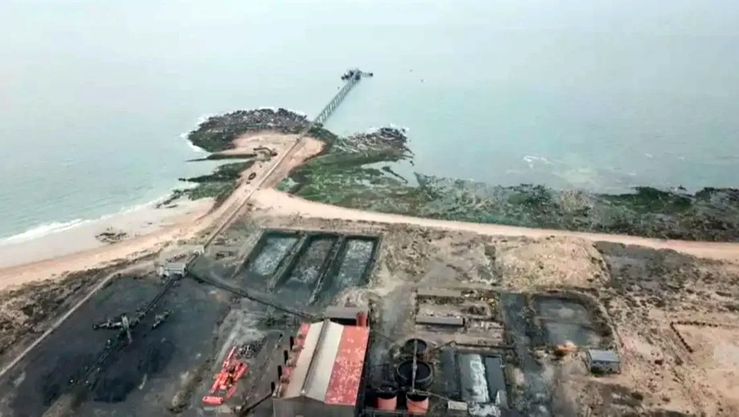 Punta Colorada, en Río Negro.