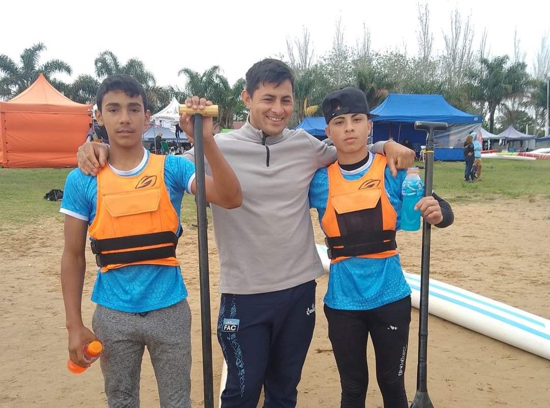 Los canoistas de Las Canaletas tuvieron un gran desempeño en el selectivo.