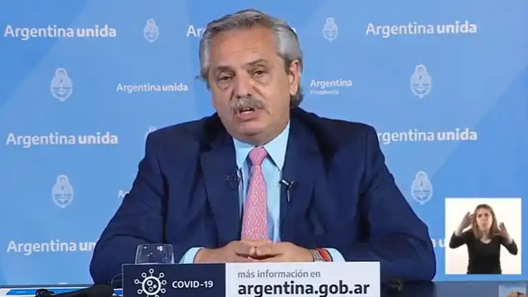 Alberto Fernández anunció la restricción en 18 provincias