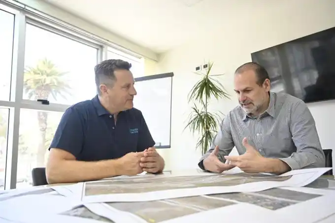 Federico Susbielles y Gustavo Trankels.