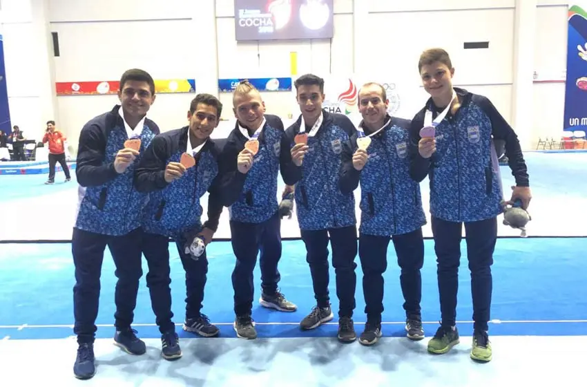 La gimnasia artística cosechó medallas