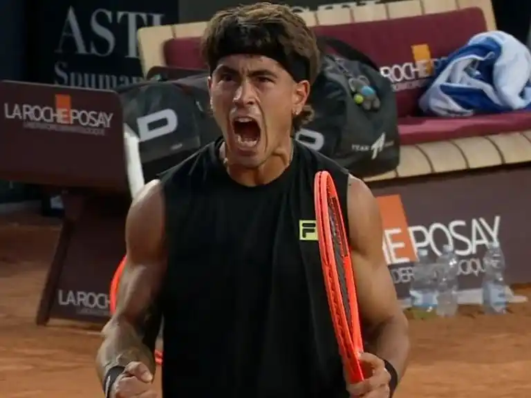 Comesaña vendió cara la derrota ante Holger Rune en un partidazo por el Master 1.000 de Roma