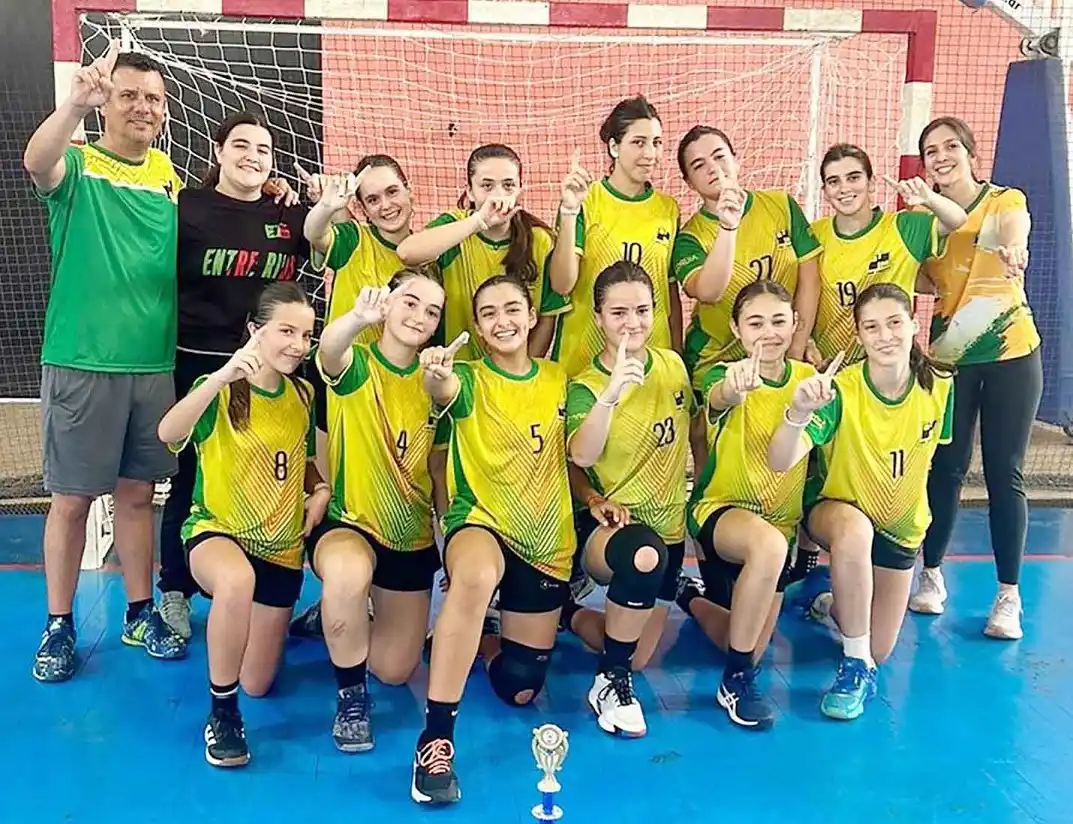 Estudiantes concordienses representarán a Entre Ríos en Handball
