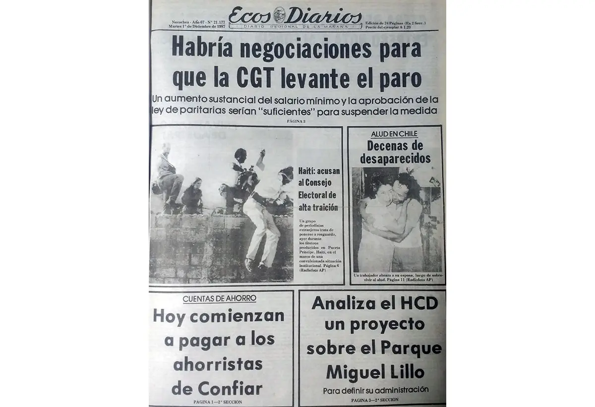 Martes 1 de diciembre de 1987