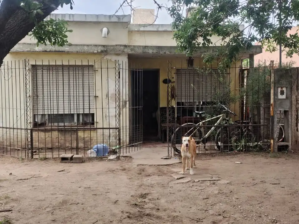 La vivienda ubicada en Juan B. Justo al 1100 fue escenario del incendio.