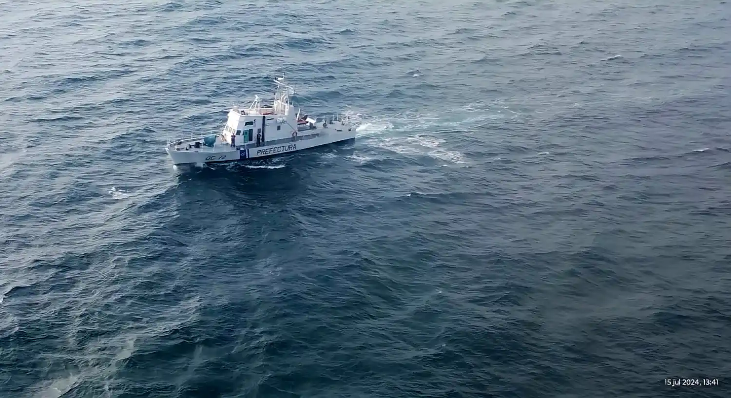 El tercer ocupante fue rescatado en la madrugada del domingo.