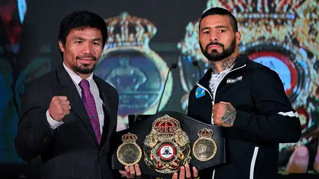 Lucas Matthysse defiende su título ante una leyenda, Manny Pacquiao