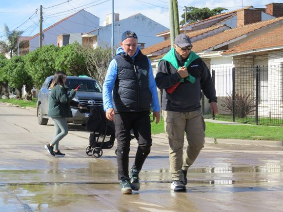 Octavo día de caminata: Marcelo González sumará más de 330 kilómetros