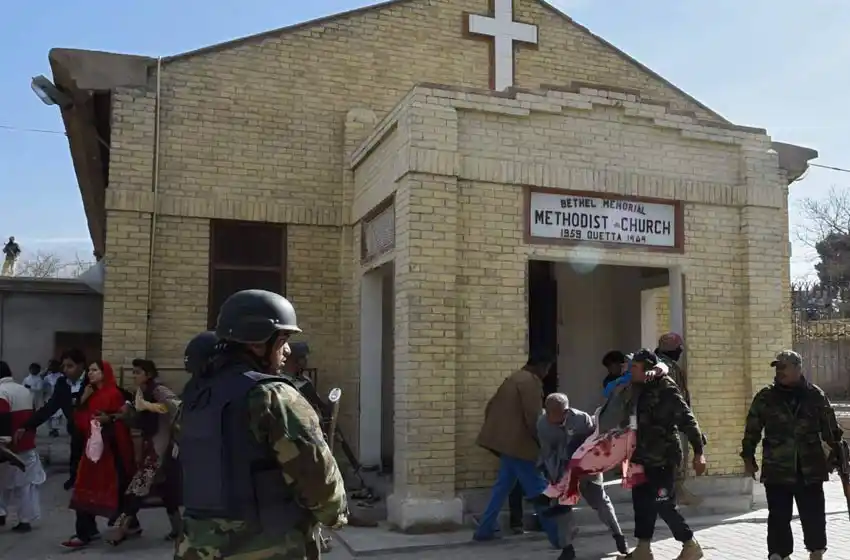 Isis atacó una iglesia metodista en Pakistán