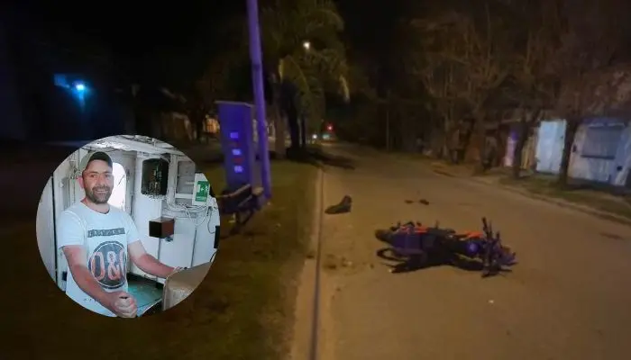 Falleció Pablo Cáceres, el motociclista que sufrió un accidente sobre 3 de Febrero