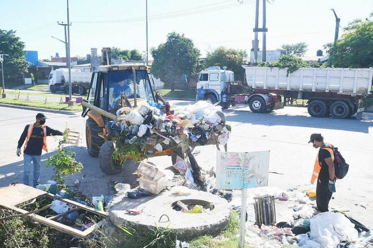 Operativos de higiene integral en distintos barrios