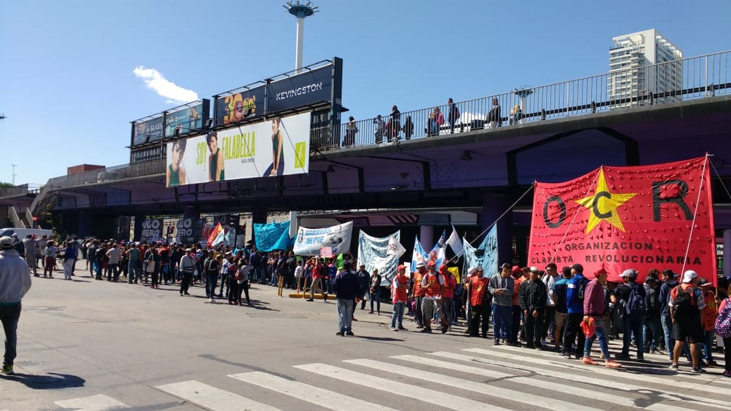 Jornada de protesta: Levantaron corte en Puente Pueyrredón