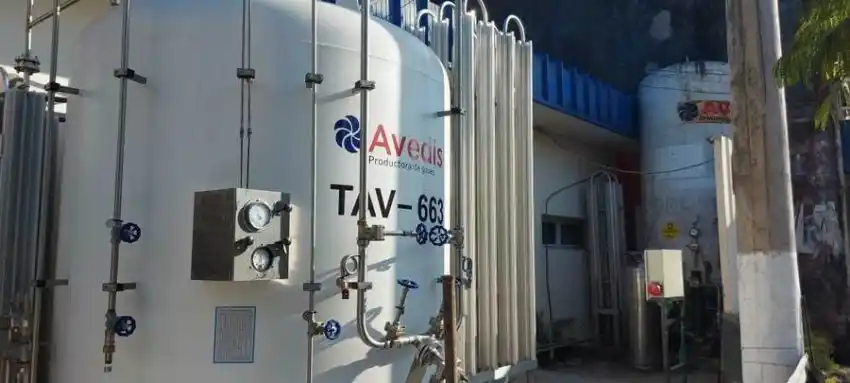 Hospitales tienen almacenamiento total de 52.000 m3 de oxígeno líquido