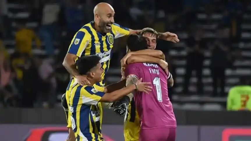 Rosario Central, finalista de la Copa de la Liga tras superar a River por penales