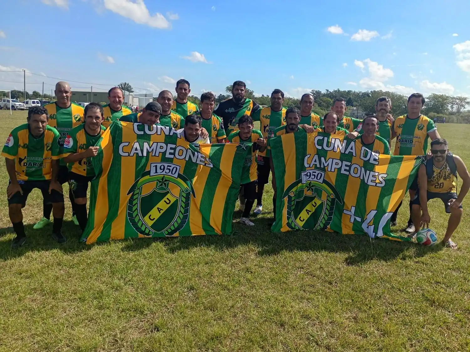 Gran jornada de fútbol en la Liga de Veteranos de Gualeguay