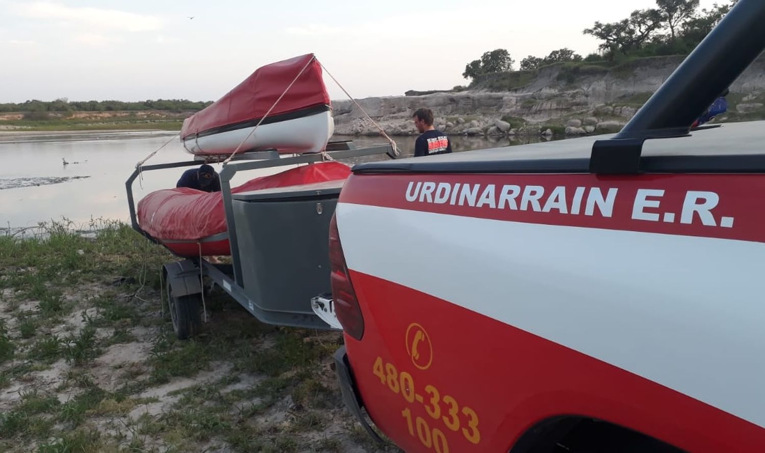 Un joven de 24 años se ahogó luego de salvar a su hermana en el río Gualeguay en cercanías de Urdinarrain