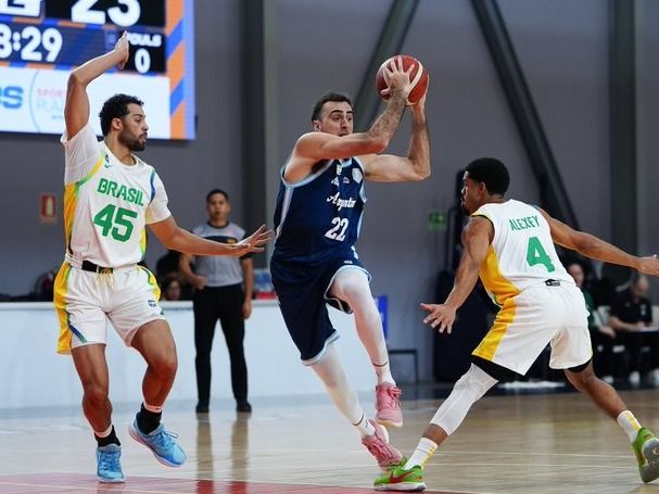 Argentina perdió  89 a 65 con Brasil en Panamá.Foto:CAB