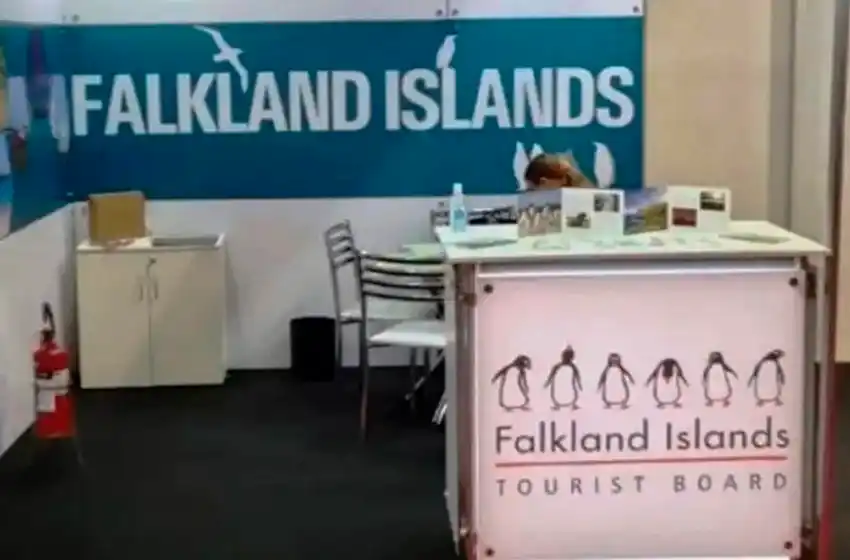 Brasil autorizó un stand turístico que llama Falklands Islands a las Islas Malvinas