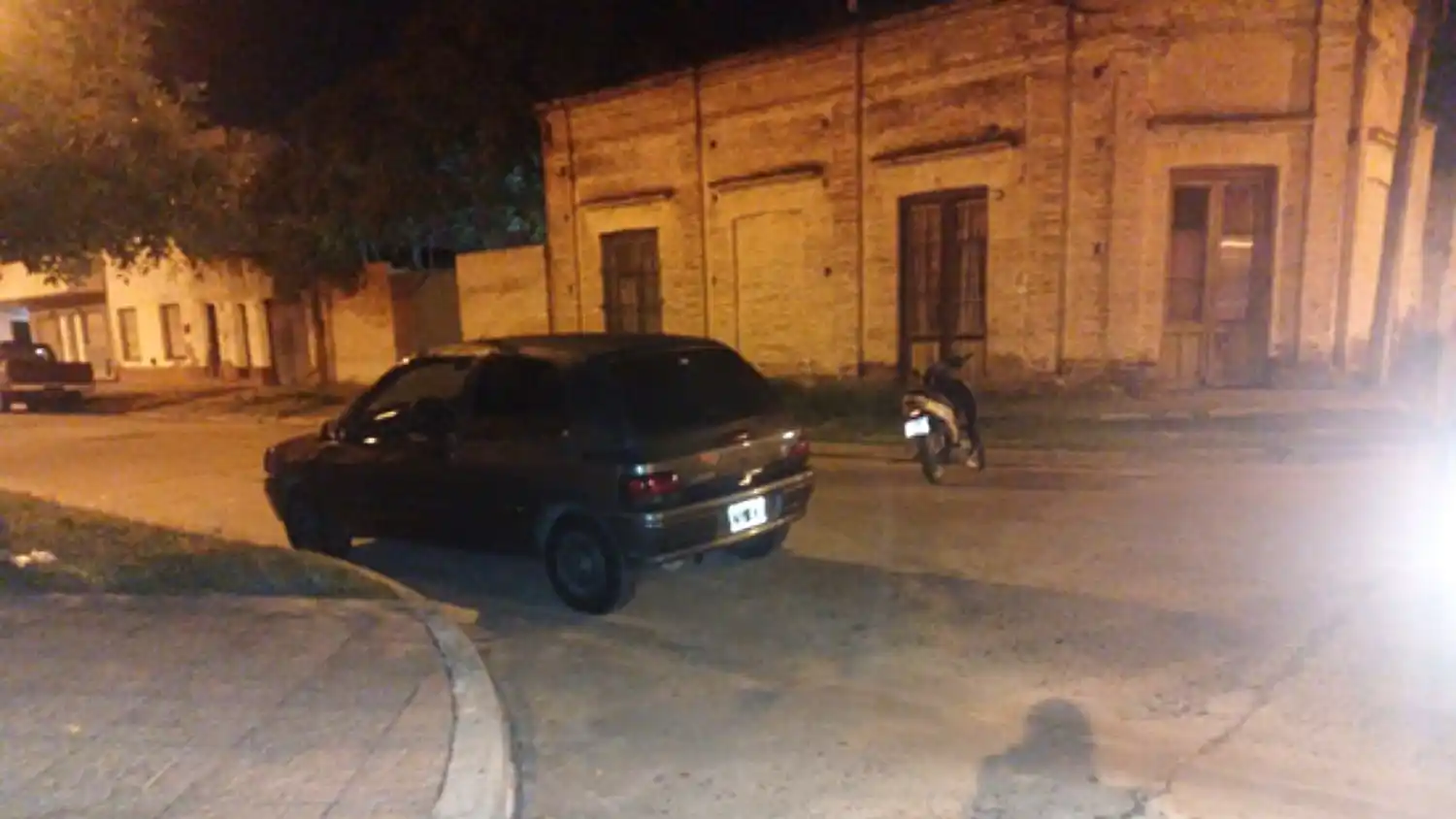 La colisión se produjo en la esquina de Combate de Obligado y Balcarce.